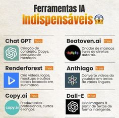 an info sheet with different types of logos and symbols on it, including the words in spanish