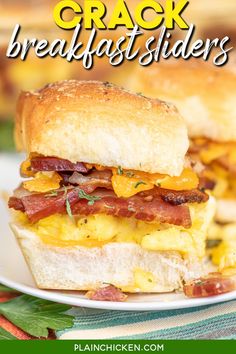 Club Sliders Recipes Hawaiian Rolls, Ranch Butter, Brekky Ideas, Brunch Casseroles, Breakfast Pizza Recipe, Favorite Breakfast Recipes, Breakfast Meals