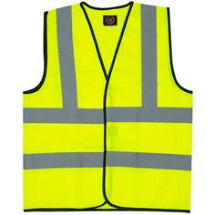 Designed to ensure a higher overall level of safety on the job, this bright yellow, high-visibility safety vest with reflective tape helps you protect your most valuable assets: your employees. Featuring a vibrant lime green color and 2" thick reflective tape across the chest, shoulders, and back, this vest is perfect for airport luggage handlers, crossing guards, and surveyors who work outdoors in high-traffic areas where automobiles and work vehicles present potential danger. This vest is made Medical Scrubs Fashion, Airport Luggage, Graphic Design Tutorials Learning, Safety Vest, Reflective Tape, Medical Scrubs, Range Of Motion, Mens Vest, Bright Yellow