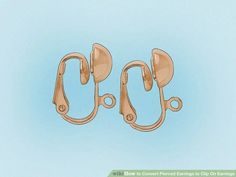 3 Ways to Convert Pierced Earrings to Clip On Earrings - wikiHow Earring Making Tutorials