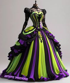 Halloween Ball Gown, Hamel Patel, Beetlejuice Dress, Disney Princess Gowns, Beetlejuice Party, Julia Fox, Halloween Ball, Fantasy Dresses, Dress Design Sketches