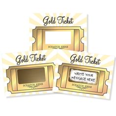 DIY Make Your Own Scratch Off Note Card Gold Ticket 20 Pack - My Scratch Offs Scratch Ticket Wedding Favor, Scratch Off Save The Date, Scratch Off Ticket Wedding Favor, Scratch Off Ticket Games, Homemade Scratch Off Tickets, Gold Ticket, Bridal Shower Bingo, Scratch Off Cards, Teachers Diy