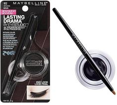 Maybelline Gel Eyeliner, Maybelline Eyeliner, Best Eyeliner, Beauty Products Drugstore, Gel Liner, Drugstore Makeup, Gel Eyeliner, Rimmel, All Things Beauty