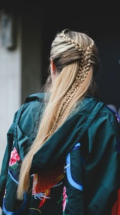 Cool Braid Ideas, Celtic Hairstyles, Braid Inspiration, Big Braids, Viking Hair, Long Blonde, Latest Hairstyles, Hair Dos, Dali