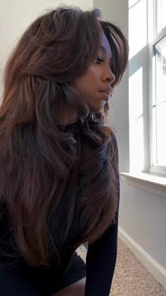 Haircut Selfie, Photo Hijab, Cute Hairstyle, Hijab Girl, Hair Crush, Hair Inspo Color, Elegant Hairstyles, Big Hair, Aesthetic Hair