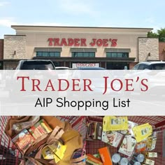 trader joe's air shopping list