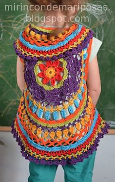 Crochet Circular Jacket Free Patterns