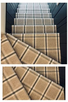 plaid stair runner chicago staircase trendy interior design home decor Plaid Stair Runner, Spanish Staircase, Staircase Runners, Plaid Carpet, Staircase Carpet, Scottish Decor, Finish Basement, Franklin House, Carpet Staircase