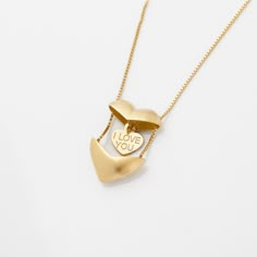 9K Gold Secret Heart Necklace, 7824141 Question Mark Necklace, Heart Necklace Aesthetic, Anniversary Necklace, Gold Vermeil Jewelry, Timeless Symbol, Gold Anniversary, Peridot Stone, Stacked Bangles, Gold Heart Necklace