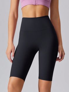 AFZ Women's High Waisted Leggings Hidden Pockets Inseam 10'' Black     Plain  High Stretch  Women Activewear, size features are:Bust: ,Length: ,Sleeve Length: High Stretch Black Leggings With Built-in Shorts, Solid Leggings With Built-in Shorts For Pilates, Solid Color Leggings With Built-in Shorts For Pilates, High Stretch Leggings With Built-in Shorts, Mid-thigh Length, Black Compression Leggings With Built-in Shorts, Compression Bottoms For Pilates, Mid-thigh Length, High Waist High Stretch Leggings With Built-in Shorts, High Waist Compression Leggings With Built-in Shorts, High Waist Leggings With Built-in Shorts