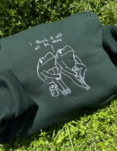 Kindly feel free to contact us at any time about any questions you might have!! SIZES ARE UNISEX -I'd suggest your usual size for a more fitted look, or sizing up for a more relaxed fit. *WARNING: these sweatshirts are extra comfy when oversized* Frog Embroidered Self Care Retro Sweatshirt, Mental Health Crewneck, I think it will all be okay, Cozy sweater, Funny Gift, Gag Gift * 50% cotton, 50% polyester * Pre-shrunk * Classic fit with no center crease * 1x1 athletic rib knit collar with spandex * Air-jet spun yarn with a soft feel and reduced pilling * Double-needle stitched collar, shoulders, armholes, cuffs, and hem * Gildan 18000 Unisex Heavyblend Sweatshirt Cricut Crewneck, Frog Clothes, Etsy Sweatshirts, Embroidered Frog, Cool Sweatshirts, Frog Sweatshirt, Crewneck Embroidery, Funny Sweater, Sweatshirt Embroidery