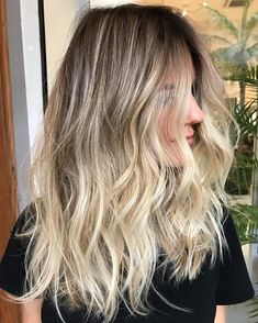 Simple Summer Hairstyles, Hairstyles To Do Yourself, Medium Blonde Hair, Brown Ombre Hair, Ombre Hair Blonde, Soft Blonde, Brown Blonde Hair, Long Blonde