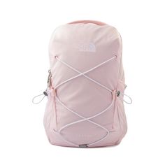 The North Face Jester Backpack - Purdy Pink | Journeys Northface Backpacks Jester, North Face Backpacks For School, Cute Backpacks North Face, Pink Moss North Face Backpack, Baby Pink Backpack, Lululemon Pink Backpack, Purdy Pink North Face Backpack, Pink Jester Backpack, Jansport Bow Backpack