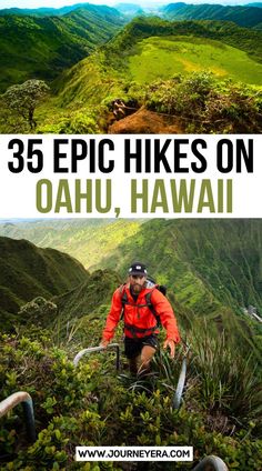 35 Epic Hikes On Oahu, Hawaii. Hikes In Hawaii, Lanikai Pillbox Hike, Hawaii Hiking, Things To Do In Oahu, Oahu Hikes, Hawaii Hikes, Hawaiian Travel, Oahu Travel, Hawaii Travel Guide