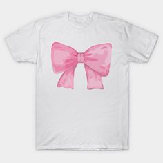 Coquette pink bow -- Choose from our vast selection of Crewneck and V-Neck T-Shirts to match with your favorite design to make the perfect graphic T-Shirt. Pick your favorite: Classic, Boxy, Tri-Blend, V-Neck, or Premium. Customize your color! For men and women. Casual Summer T-shirt With Pink Bow, Casual Short Sleeve T-shirt With Pink Bow, Cute Pink T-shirt With Bow, Cute Cotton T-shirt With Pink Bow, Casual Cotton T-shirt With Pink Bow, Pink Bow T-shirt With Short Sleeves, Cute Summer T-shirt With Pink Bow, Cute Short Sleeve T-shirt With Pink Bow, Pink T-shirt With Bow For Summer