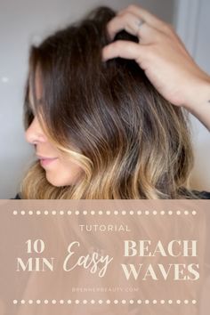 How To Get A Wave In Your Hair, How To Get Subtle Waves In Hair, Big Beachy Waves, How To Get Slight Wave In Hair, Beach Wave Hair Styles For Medium Hair, How To Get Beachy Waves For Long Hair, Curling Iron Waves Medium Lengths, How To Get Tousled Waves, Best Beach Waves Hair