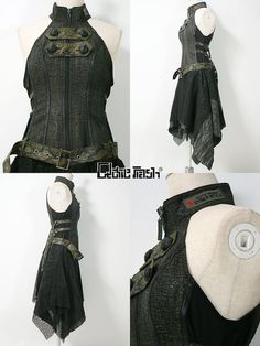 Sci Fi Core Outfit, Dragoncore Fashion, Fantasy Adventuring Outfit, Male Jedi Outfit, Dnd Clothes Ideas, Dnd Outfits Inspiration Druid, Nature Themed Clothes, Dnd Costume Ideas, Masculine Ren Faire Outfits