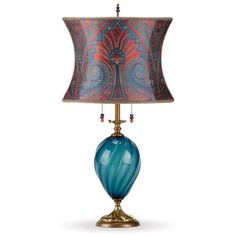 Kinzig Design Christa Table Lamp 153-I-131 Eclectic Table, Glass Finial, Artistic Lighting, Traditional Table Lamps, Media Table, Purple And Orange, Artful Home, Table Lamp Design, Unique Lamps