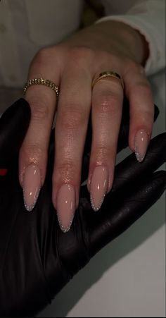 Sparkle Nails, Prom Nails, Xmas Nails, Chic Nails, Cute Acrylic Nails, Nude Nails, Wedding Nails