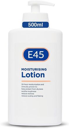 LONG-LASTING DRY SKIN CARE – E45 Lotion is a light, unperfumed lotion that can be used all over the body, including the face, to provide long-lasting care for dry and sensitive skin. It is a light daily moisturiser for dry skin that keeps your skin feeling soft and deeply hydrated. Our aqueous cream alternative also helps the skin to retain moisture and can sooth chilblains and frost bite. E45 lotion has been formulated to give deep moisturisation that lasts throughout the day. DERMATOLOGICALLY TESTED – This lotion has been formulated by skin care experts at E45 and is perfume free and dermatologically tested and is a suitable moisturiser for even sensitive skin. E45 Lotion is clinically proven to help protect the skin from dryness, soothe roughness, reduce redness, and reduce scaling and Moisturiser For Dry Skin, Moisturizer For Sensitive Skin, Dermatological Skin Care, Lotion For Dry Skin, Moisturizing Body Lotion, Dry Skin Care, Skin Care Cream, Best Moisturizer, Moisturizer For Dry Skin