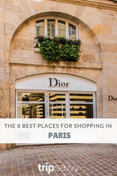 the best places for shopping in paris