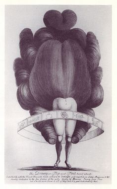 a drawing of a woman's head with her hands on the back of her head