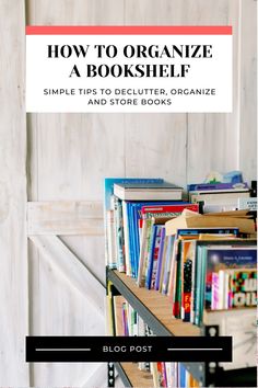 How to organize a bookshelf with a bunch of books on multiple shelves Declutter Books, Books At Home, Dc Apartment, Clear Clutter, Organize Books, Moving Books, Store Books, How To Declutter, Storage Tips