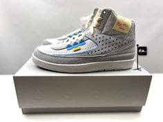 Find Air Jordan 2 Retro Sp X Union Gray Fog 2022 (men's Size:10) Dn3802-001 on eBay in the category Clothing, Shoes & Accessories>Men>Men's Shoes>Athletic Shoes. Air Jordan 2 Retro, Air Jordan 2, Red Beach, Jordan 2, Mens Basketball, Dc Sneaker, Sport Sneakers, Sports Shoes, Blue Cream