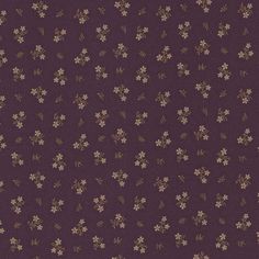 a purple background with gold flowers on it