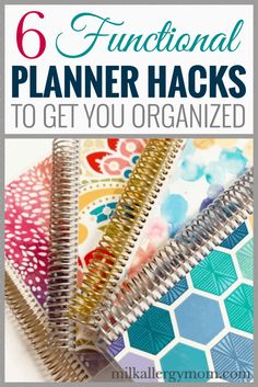 six functional planner hacks to get you organized