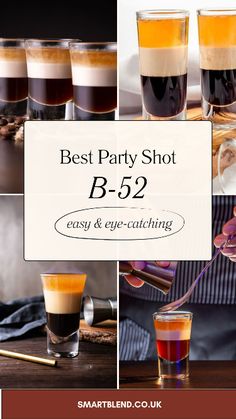 the best party shot b - 522 easy and eye catching shots for any occasion