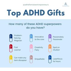 ADHD Gifts Spectrum Disorder, Mental And Emotional Health, Health Facts, Emotional Wellness, Mental Health Awareness, Emotional Health, Psychology