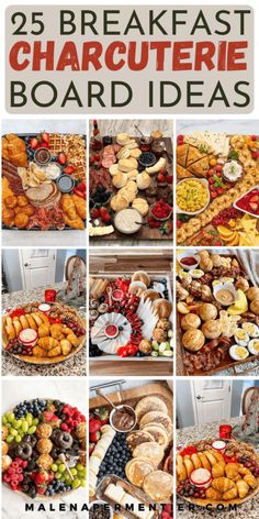 the 25 breakfast and charcuterie board ideas