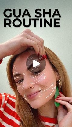 Anastasia Goron on Instagram: "🌟✨ Full Face Gua Sha Routine ✨🌟

Enhance your skin’s radiance and tone with this full face Gua Sha routine. Follow along to boost circulation, reduce puffiness, and promote a youthful glow.

Before You Start:
1️⃣ Cleanse your face thoroughly.
2️⃣ Apply a nourishing oil or serum to ensure smooth gliding.
3️⃣ Wash your hands.

Routine:

1️⃣ Forehead: Start at the center of your forehead and glide the Gua Sha tool outwards towards your temples. Repeat 5-10 times on each side.
2️⃣ Eyebrows: Place the tool under your eyebrow and glide it outwards along the brow bone towards the temple. This helps to lift and firm the brow area. Repeat 5-10 times on each side.
3️⃣ Under Eyes: Use the smaller end of the Gua Sha tool, gently glide it from the inner corner of your u Hands Routine, Gua Sha Routine, Face Gua Sha, Drooping Eyelids, Boost Circulation, Lymph Massage, Lymph Drainage, Natural Beauty Remedies, Workout Smoothies