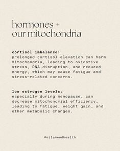 Mitochondria is the powerhouse of the cell ✨🧡 Mitochondrial Health, Low Estrogen, Reduce Energy, Brain Power, Functional Medicine, The Cell, Daily Quotes, Brain, Medicine