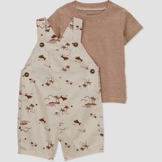 Carter's Just One You® Baby Boys' Scenic Overalls - Brown 3M Overalls Baby Boy, Boho Baby Boy, Florida Baby, Boys Summer Fashion, Baby Boy Swag, Safari Print, Baby Fits, Carters Baby Boys, Carters Baby