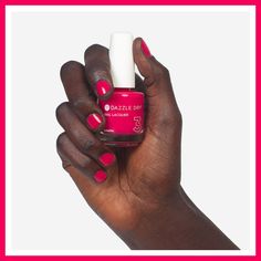 A bright tulip pink with red undertones. Includes: Nail Prep (4 fl oz/ 120ml) Base Coat (0.5 fl oz/ 15 ml) Nail Lacquer (0.5 fl oz/ 15 ml) Top Coat (0.5 fl oz/ 15 ml) Revive (0.5 fl oz/ 15 ml) Dazzle Dry, Fantasy Nails, Nail Prep, Nail Oil, Pink Nail Polish, Magnesium Stearate, Sodium Lauryl Sulfate, Pink Nail, Iron Oxide