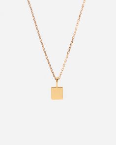 This simple square pendant necklace is handcrafted in vermeil, a thick 18K gold layer on solid 925 sterling silver, this beauty will sparkle and shine from day to night, brightening up that little black dress of yours. ___________________________________ D E T A I L S : ▪ Pendant Size - 8 x 7 mm▪ 18K Gold Vermeil Necklace▪ Base Metal - Solid 925 Sterling Silver▪ Hypoallergenic▪ Shipped from Berlin▪ Orders to the US - No Customs Fees Upon the Delivery___________________________________ M A T E R Cheap Everyday Jewelry With Square Pendant, Affordable Square Pendant Charm Necklace Gift, Minimalist 14k Gold Necklace With Square Pendant, Minimalist 14k Gold Square Pendant Necklace, Classic Square Face Jewelry As A Gift, Minimalist Yellow Gold Rectangular Necklaces, Gold Square Cut Minimalist Jewelry, Minimalist Gold Square Cut Jewelry, Minimalist Square Cut Gold Jewelry