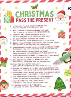 christmas past the present poem for kids