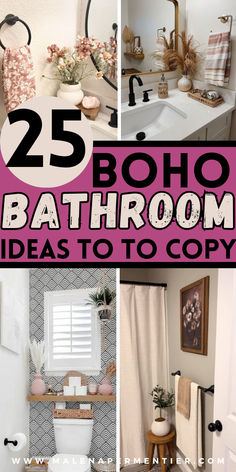 boho bathroom decor ideas