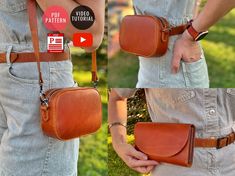 PDF Pattern Belt Bag SET, Leather Cross Body PDF, Downloadable Buckle Bag Template, Hip Bags Pattern  ✔️THIS IS A DIGITAL DOWNLOAD PRODUCT ✔️  ✔️NO PHYSICAL GOOD WILL BE SHIPPED ✔️ ✔️VIDEO TUTORIAL https://youtu.be/vCbUT0jXaqU ✔️VIDEO TUTORIAL for shoulder strap✔️ https://youtu.be/oAsfcivjmd4 You will receive printed formatted pdf file. Make sure to print it on actual size. Stitching hole is 4mm spacing. 👉Product sizes for bag with zipper:                                     17cm x 12 cm x 5.5cm                                     6.7 inches x 4.7 inches x 2.2 inches 👉Product sizes for bag with magnet:                                     18.8 cm x 12 cm x 4cm                                     7.4 inches x 4.7 inches x 1.6 inches Discover the artistry of digital leather patterns! Transf Hip Bag Pattern, Belt Bag Pattern, Bag Template, Bags Pattern, Buckle Bag, Buckle Bags, Leather Pattern, Leather Cross, Hip Bag