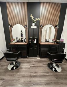 the salon is clean and ready for customers to use