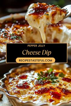 Creamy, tangy, and sweet with a spicy kick, this easy pepper jelly cheese dip is the perfect appetizer for parties and gatherings. Serve with crackers, veggies, or chips for a crowd-pleasing treat! Red Pepper Cheese Dip, Cream Cheese And Red Pepper Jelly Dip, Hot Red Pepper Jelly Dip, Pepper Jelly Appetizer Cream Cheeses, Cheese Dip Appetizers For Party, Red Pepper Jelly Dip Appetizer Recipes, Hot Pepper Cream Cheese Dip, Warm Pepper Jelly Cheese Dip, Jalapeno Jam Cream Cheese Dip