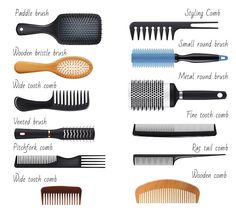 Hair Brushing, Hair Salon Tools, Home Hair Salons, Hair Academy, Hairdresser Salon, Hair Care Tools, Rat Tail, Natural Afro Hairstyles, Paddle Brush