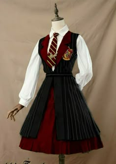 Harry Potter Uniform, Gryffindor Outfit, Hogwarts Uniform, Citate Harry Potter, Harry Potter Cosplay