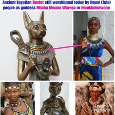 an article about ancient egyptian bastets still worshiped today by nonni zuhle people as goddesss