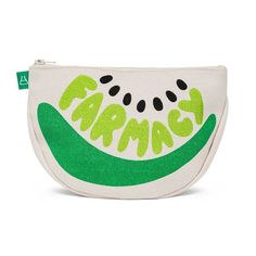 Farmacy Fruit Slice Essentials Pouch Essentials Pouch, Sea Logo, Silly Clothes, Essential Pouch, Inside My Bag, Market Tote Bag, Travel Necessities, Fruit Slice, Music Taste