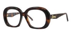 Loewe Curvy LW50056I 052 Glasses - US Loewe Glasses, Luxury Eyewear, Avant Garde Fashion, Sunglasses & Glasses, Prescription Sunglasses, Prescription Lenses, Trend Setter, Havana