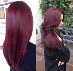 Raspberry Hair, Hair Color Burgundy, Dark Red Hair, Burgundy Hair, Winter Hair Color