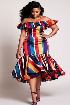 Satin Midi Dresses, Rainbow Dresses, Summer Tips, Wedding Outfits For Women, Dresses Occasion, Vacation Wedding, Plus Size Party, African Print Dress Designs, Beautiful Maxi Dresses